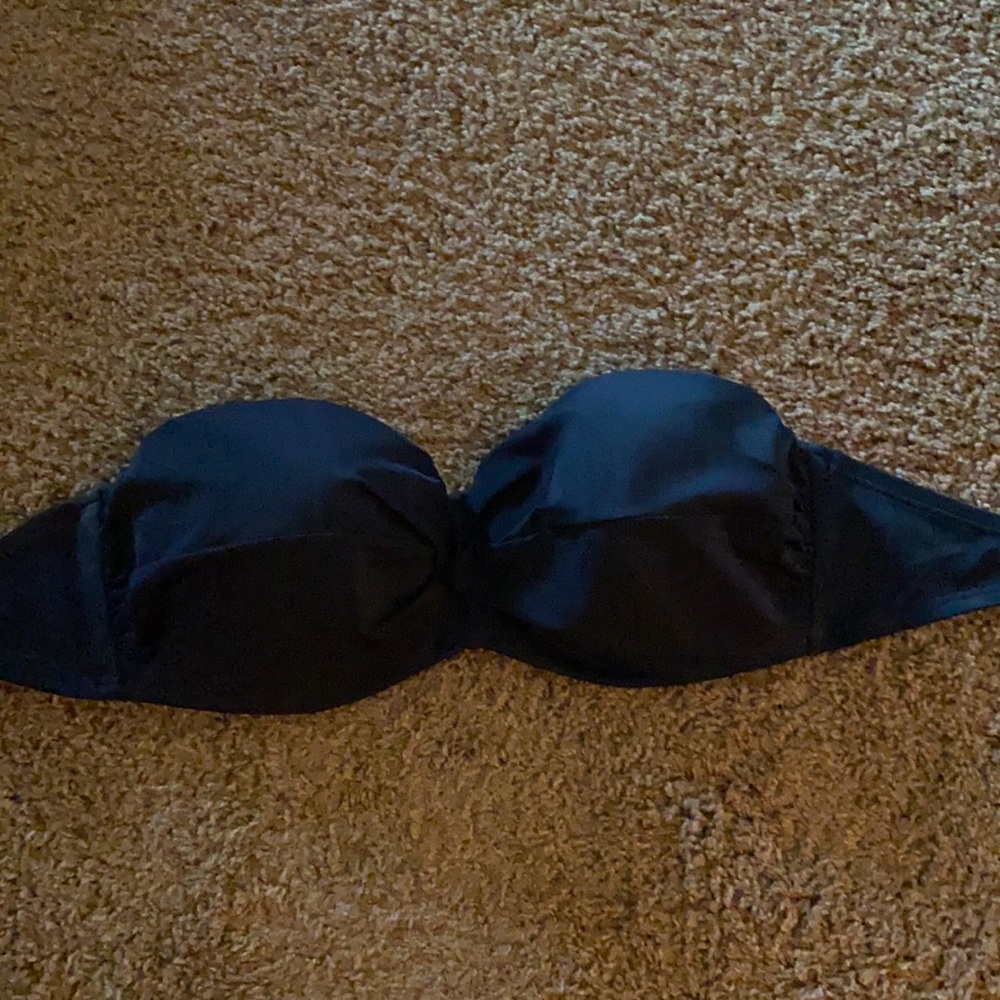 Victoria secret Black underwire Bandeau bikini top